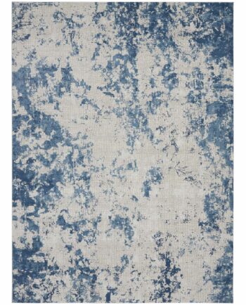 Nourison alfombra Rustic Textures RUS16 GRYBL GREY BLUE 8x11 099446799586